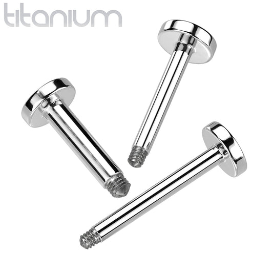 Titanium External Thread Labrets (Posts Only)