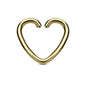 Surgical Steel Annealed Heart Rings