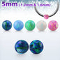 Synthetic Opal Dimple Balls for CBRs