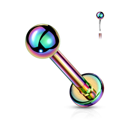 Threadless Colored Surgical Steel Ball Labret Combo