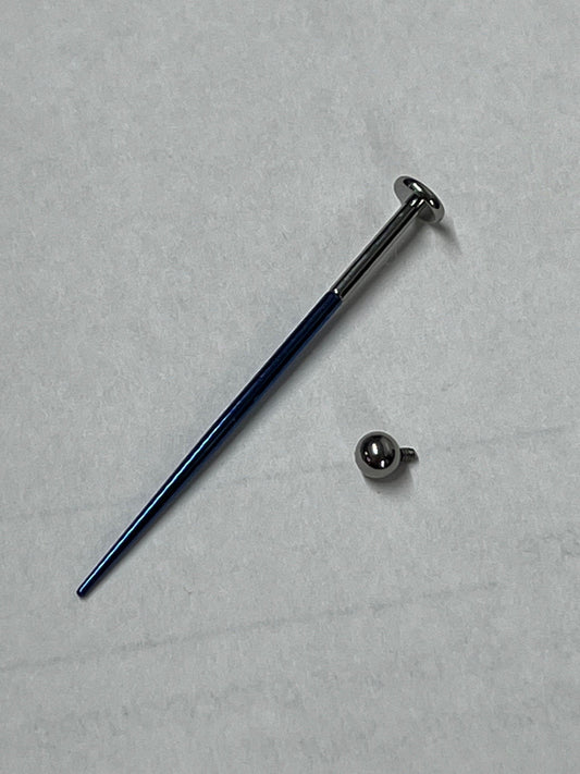 Titanium Threaded Insertion Taper for Internal Threaded Jewelry - Color Coded