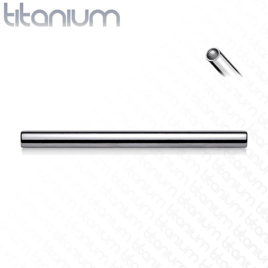 Titanium Internal Thread Straight Barbell (Post Only)