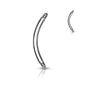 Surgical Steel External Thread Curved Barbell (Post only)