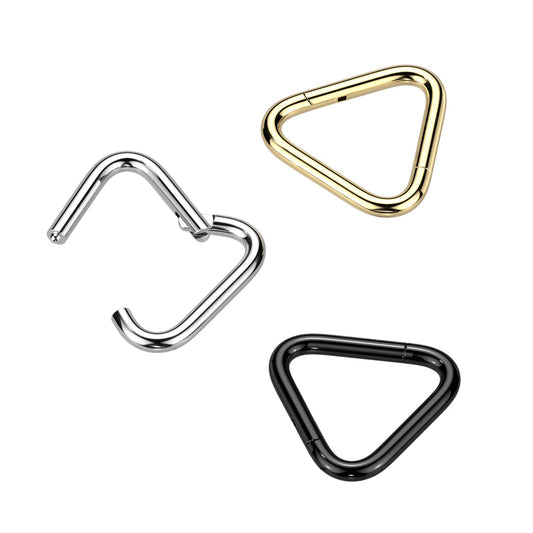 Titanium Hinge Triangle Rings