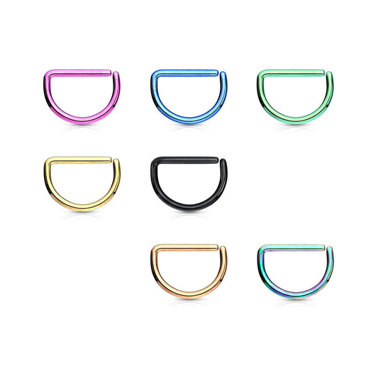 Annealed Colored D Ring Surgical Steel