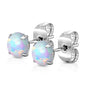 Surgical Steel Opal Prong Earrings