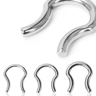 Septum Retainer -Surgical Steel Long
