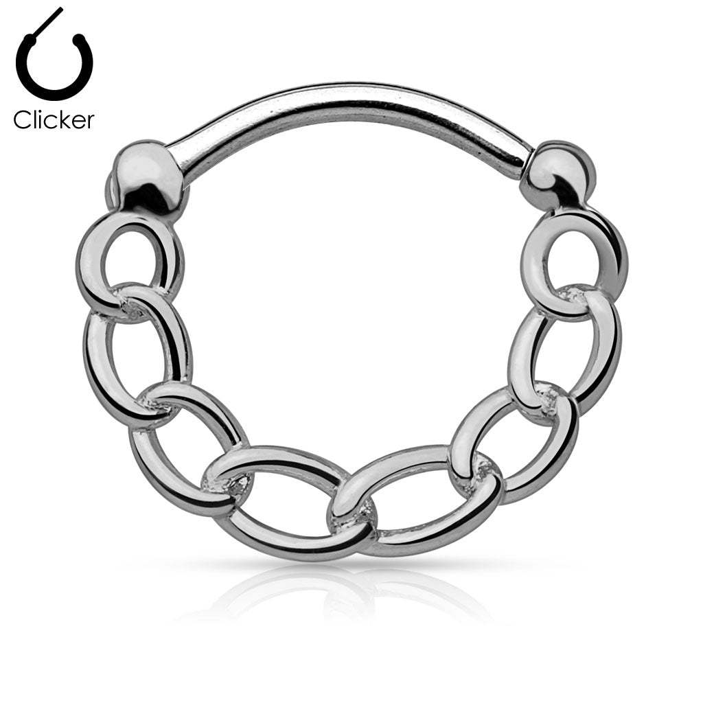 Surgical Steel Linked Chain Clicker