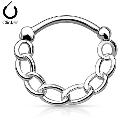 Surgical Steel Linked Chain Clicker