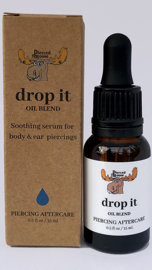 drop it - Oil Blend for Healing Problem Piercings singles 15ml